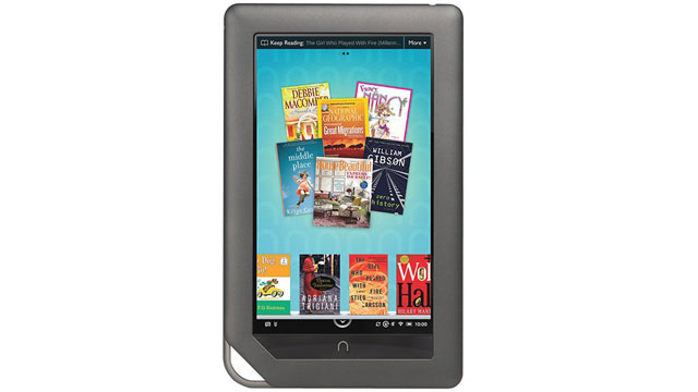PHOTO: The Barnes & Noble NOOK Color eBook Tablet is shown.