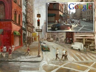Photo: Kentucky man paints the world via Google Street View