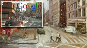 Photo: Kentucky man paints the world via Google Street View