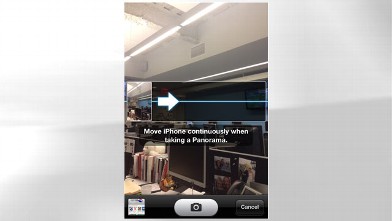 PHOTO: You can now take panorama photos with Apple's iOS 6.