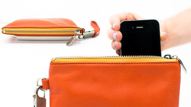 PHOTO: Everpurse, a purse with a built-in battery for charging your phone, will be available in March 2013.