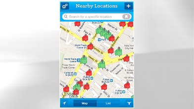 PHOTO: Charmin's app for the iPhone and Android provides a list of toilets you'd want to sit or squat at.