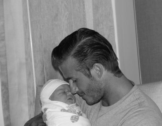 Beckham Tweets About Motherhood 