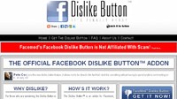 PHOTO  one start-up actually offers a Web browser plug-in that installs a legitimate "dislike" button on Facebook.