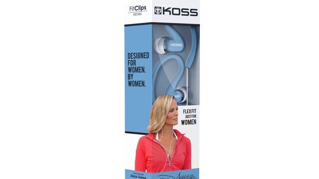 PHOTO: Koss Fitclips were "designed by women, for women."