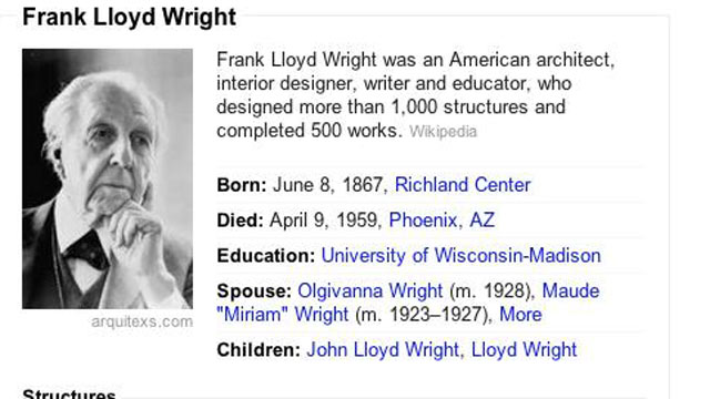PHOTO: Googles Knowledge Graph search feature.