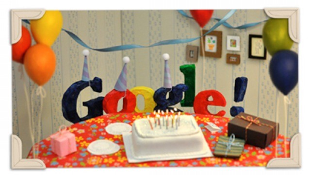 Google Doodle: Happy 13th Birthday Google