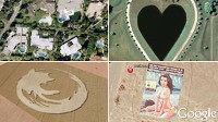 PHOTO A whole community of Google Earth explorers and bloggers catalogs the latest virtual places of interest, from heart-shaped lakes and capsized cruise ships to unusual-looking houses and buried treasure. 