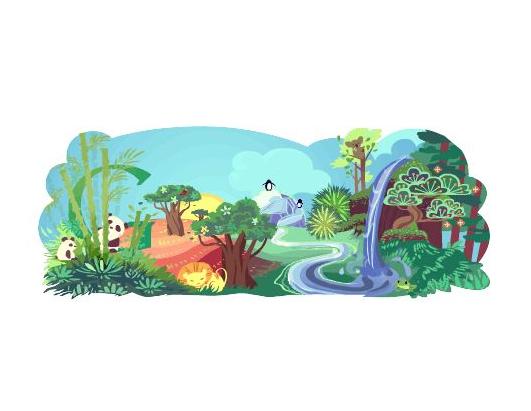 earth day 2011 google picture. earth day 2011 google doodle.