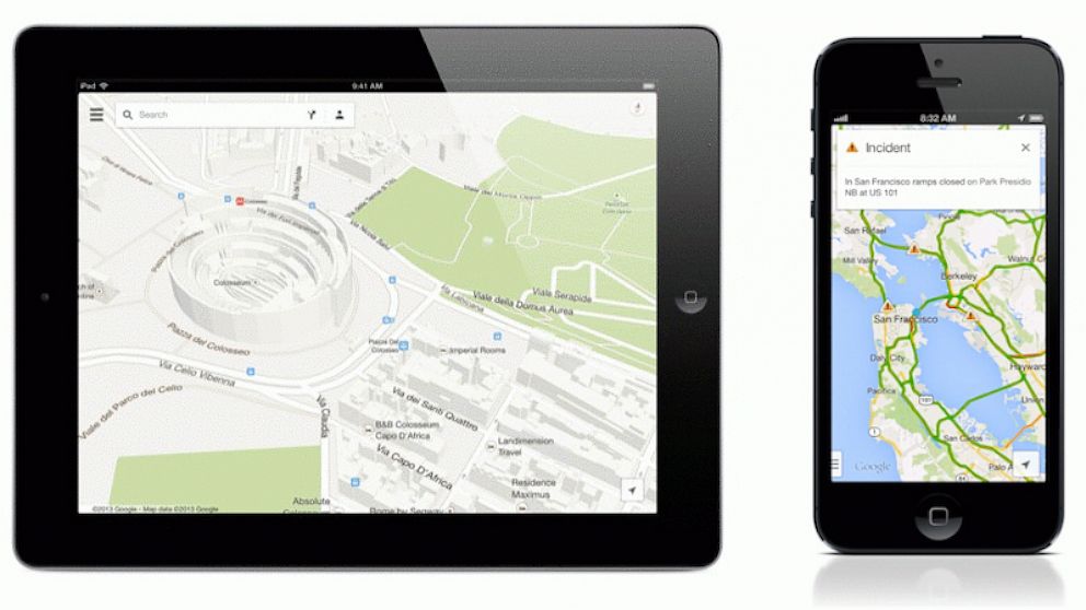 PHOTO: Google Maps app