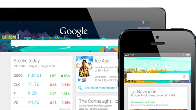 PHOTO: Google Now for iOS