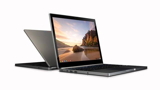 PHOTO: Googles Pixel laptop runs Chrome OS and starts at $1,299.