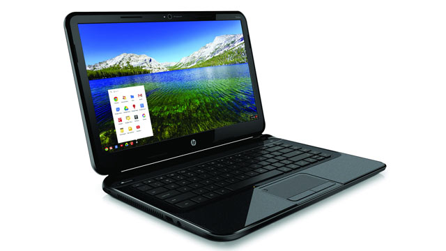 PHOTO: HPs Pavilion 14 Chromebook runs Chrome OS.