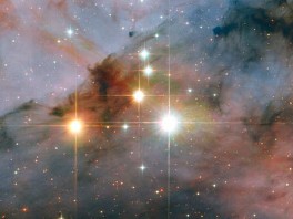 Hubble Solves Mystery of Loner Starburst Galaxy