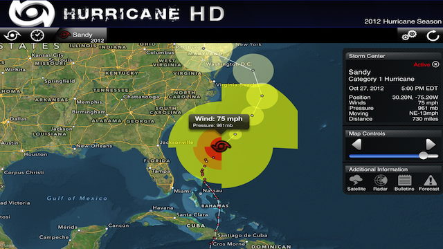 PHOTO: Hurricane HD for iPhone and iPad.