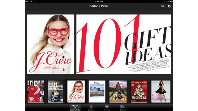 PHOTO: Google's Catalog's brings paper catalogs to the iPad.