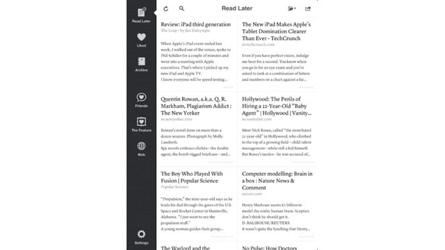 PHOTO: Instapaper lets you save articles on the web and read them later on your iPad or iPhone.