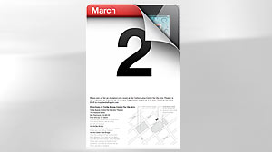 PHOTO: Apple announced Feb. 23, 2011 that it will hold a special media event on March 2, and industry watchers widely believe that the topic of the day will be Apples iPad 2.