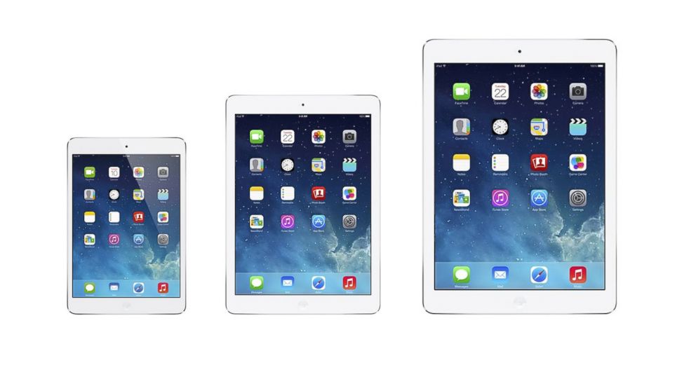 PHOTO: Apple is rumored to be working on a bigger iPad. A mockup of what the future of the iPad family might look like.