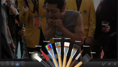 PHOTO: iPhoto for iPad lets you edit photos right on the tablet.