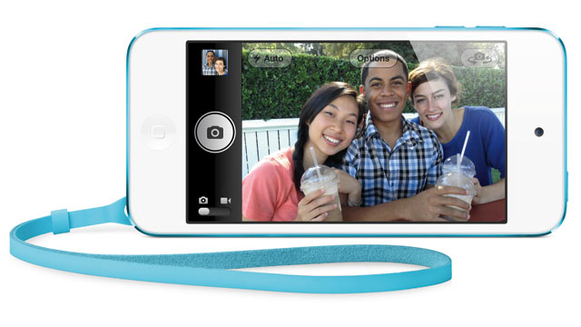 PHOTO: The iPod Touch is now thinner, although it has an iSight camera and faster processor.