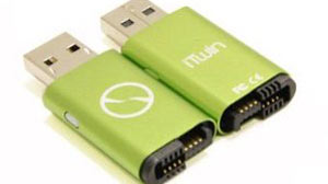 PHOTO The iTwin is an elegant and revolutionary secure USB device for file transfer.