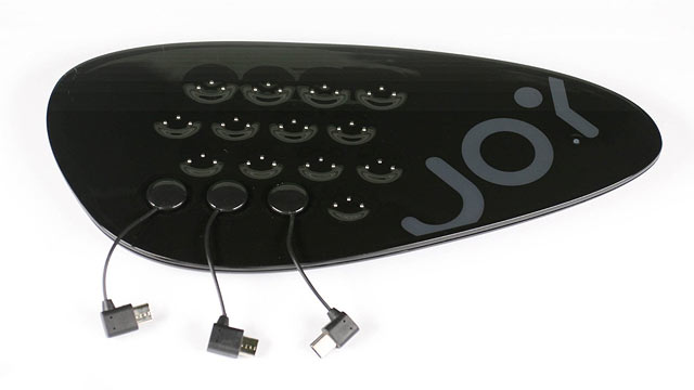 PHOTO: The Joy Factory Zip USB Touch-n-go Multi-Charging Station with Low-Profile Micro USB Mini USB and Bonus Apple Ziptail Receivers is shown.