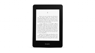 PHOTO: Amazon's Kindle Paperwhite has a EInk display with a light for reading in dark and light situations.