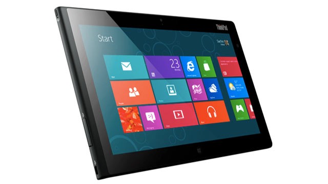 PHOTO: Lenovo's ThinkPad Tablet 2 runs Windows 8, has an Intel processor, and has a stylus.