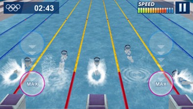 PHOTO: The London 2012 Official Mobile Game app has nine games in one.