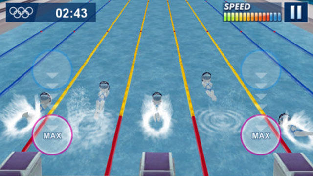 PHOTO: The London 2012 Official Mobile Game app has nine games in one.
