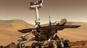 PHOTO: NASA Mars rovers Spirit and Opportunity have been exploring regions on opposite sides of Mars since January 2004.