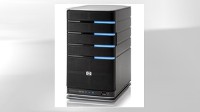 PHOTO The HP EX470 MediaSmart Home Server is shown.