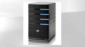 PHOTO The HP EX470 MediaSmart Home Server is shown.