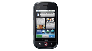 PHOTO The Motorola CLIQ with MOTOBLUR is shown.