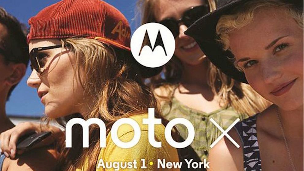 PHOTO: Motorolas Moto X phone launch invitation