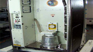 PHOTO One of the International Space Stations two toilets, like the one pictured here, is malfunctioning.