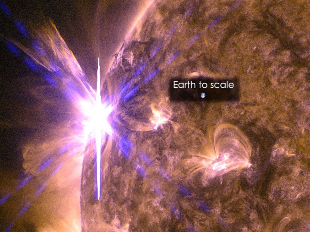 What The Suns Most Intense Solar Flare Looks Like Abc News 4473