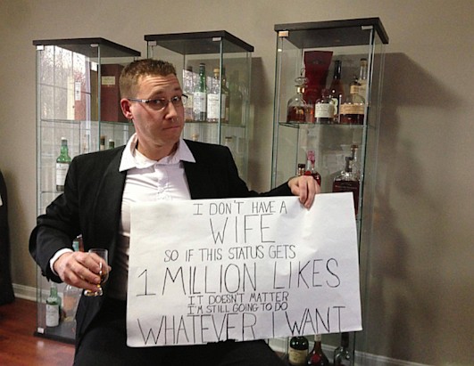 "1 Million Likes" Photos and Parodies Take Over Facebook