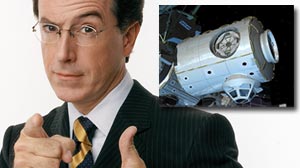 Photo: Oops: Colbert Wins NASA Space Station Name Contest: Colbert Clobbers Suggested Options; NASA Gets Final Word