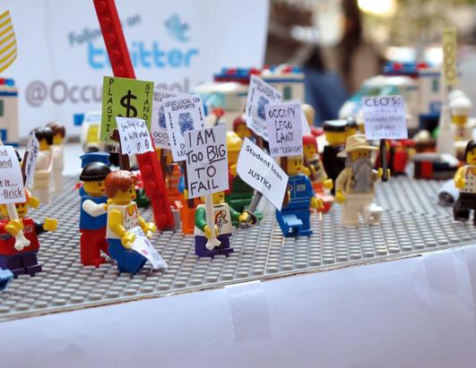 Legos re-create 2011 events