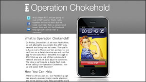 Operation Chokehold: iPhone Users to Protest AT&T Today