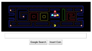 PHOTO To celebrate the 30th anniversary of the classic video arcade game, Google unveiled its first-ever interactive doodle ? a playable Pac-Man