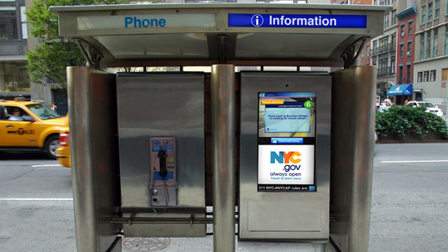 PHOTO: A mock-up of City24x7s new New York City phone booth.