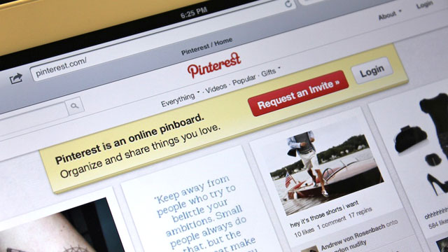PHOTO: Pinterest, a digital pin-board service, has a number of different uses.