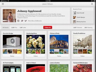 Pinterest Launches iPad, Android Apps