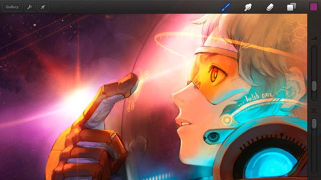 PHOTO: Procreate for the iPad is a paint app for the iPad.