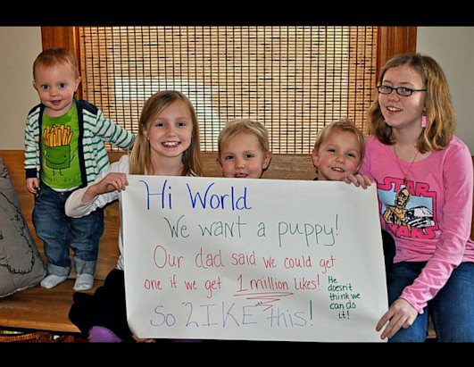"1 Million Likes" Photos and Parodies Take Over Facebook