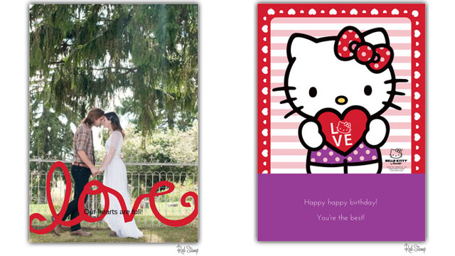 PHOTO: Redstamp's app allow you to send cards right from your phone.