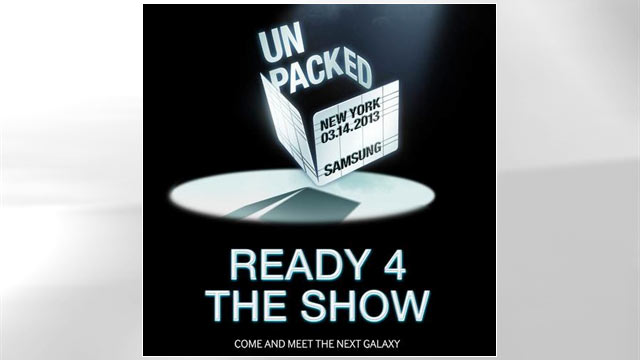 PHOTO: Samsung will introduce the Galaxy S4 on March 14, 2013.